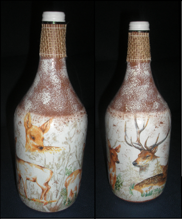 Ozdobná fľaša.../4,50 €/ 